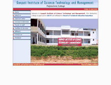 Tablet Screenshot of gistmpolytechnic.org